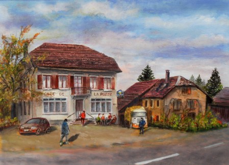 L'Hôtel  démoli. Souvenir du passé.