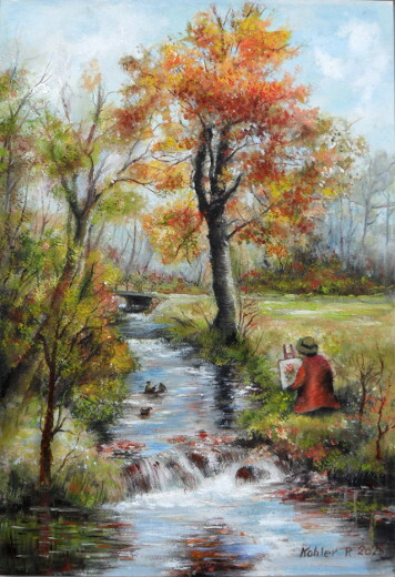 L'artiste peint l'Erveratte