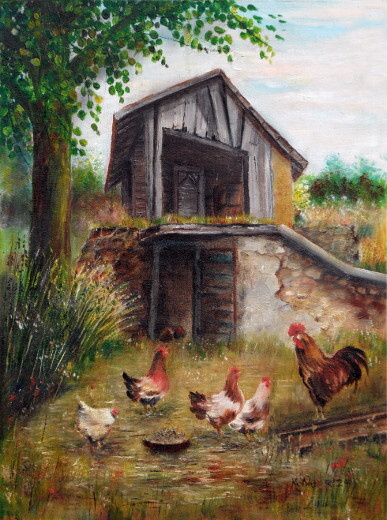 Les poules heureuses