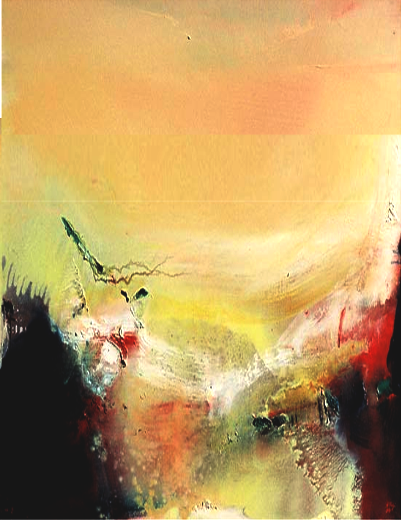 Coucher de soleil sur les falaises