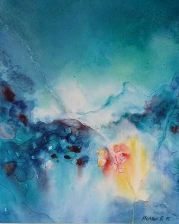 Lumière blanche et cailloux verts