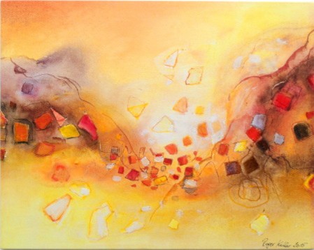 Les confettis  s'envolent. Il fait vraiment chaud en cette fin du mois d'août. C'est la fête du village à Alle